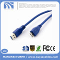 6FT 2m High Speed USB 3.0 A male to Micro B USB male Data Sync cable Blue Hot